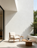 Panneaux de pierre flexibles blanc mat avec finition rainurée ultra fine, imperméables, feuilles murales en argile MCM