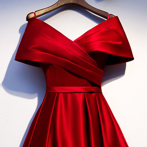 S7460F Hot -selling New High -end Texture Light Luxury Long Women Dresses Long Evening Elegant Party Dress - Product Image 3