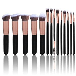 El nuevo set de brochas de maquillaje para sombra de ojos, cejas y labios, etc., accesorios de producción, set combinado de brochas de maquillaje. - Product Image 4