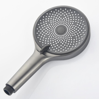 Ensemble de douche encastré en laiton poli avec douches cachées à effet pluie et jets doux pour usage hôtelier – Système de robinetterie de salle de bain