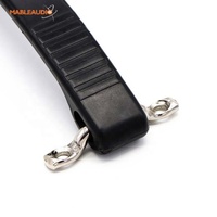 Mable Audio MAHD0002B Poignée d'amplificateur en forme d'os de chien noire de remplacement moulée avec vis