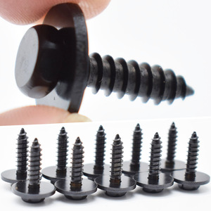 Auto Fastener Self Tapping <b>Screw</b> J35 Black Plastic <b>Nylon</b> Clip For Car Repair Replacement Parts - Product Image 1