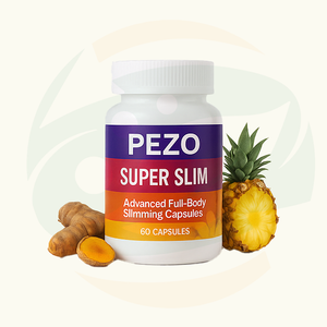 Meistverkaufte Fortgeschrittene Pezo Super Slim Kräuter-Fettverbrenner-Kapseln für Erwachsene zur Gewichtsreduktion & Energiemanagement - Product Image 1
