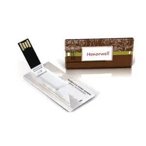 A granel tarjeta barata USB Flash Drive regalo de promoción de alta velocidad Thumbdrive 4GB billetera tarjeta de visita portátil 32GB 64GB Pen Drive