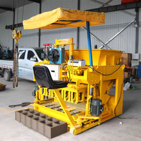 Béton hydraulique mobile QMY6-25 de 6,8,9 pouces Machine de fabrication de blocs creux Ventes de machines de ponte à Dubaï, en Éthiopie, en Arabie saoudite