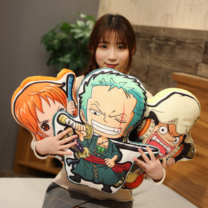<span class=keywords><strong>Almohada</strong></span> Decorativa <span class=keywords><strong>de</strong></span> Personajes <span class=keywords><strong>de</strong></span> One Piece - Representa a Monkey D. <span class=keywords><strong>Luffy</strong></span> y Chao Pan con un Patrón Alienígena - Funda <span class=keywords><strong>de</strong></span> <span class=keywords><strong>Almohada</strong></span> 3D - Product Image 2