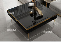 Autres meubles d'hôtel, luxe, Dubaï, acier inoxydable doré, style européen, table basse Medusa Versac