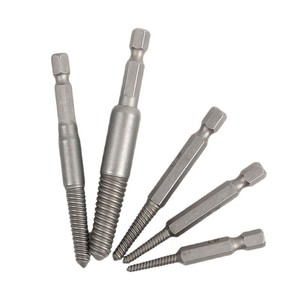 Dr. Giant Hex Shank Screw Extractor Set 5pc Metric Industrial Grade Spiral Flute Damaged Bolt Removal Tool - Product Image 4