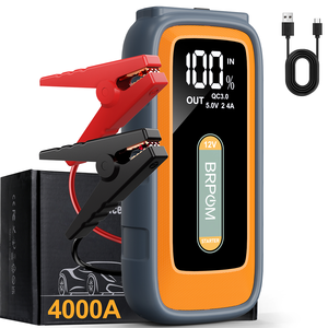 Système portable professionnel OEM 4000A personnalisé pour démarrage d'urgence de batteries de voitures et de motos, outil d'urgence étanche - Product Image 1