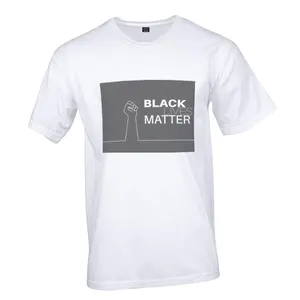 2024 항의 티셔츠 블랙 생명 문제 t 셔츠 로고 사용자 정의 t 셔츠 인쇄 면직물 반팔 티 셔츠 여성용 남성