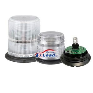 Высокоинтенсивная аварийная белая ксеноновая сигнальная лампа 40 Вт, низкопрофильная 4-дюймовая алюминиевая основа, безопасный мигающий маяк - Product Image 4