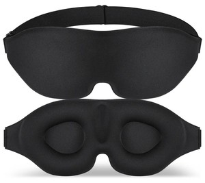 3D estereoscópico ajustable elástico memoria algodón viaje aviación sombreado luz bloque <span class=keywords><strong>dormir</strong></span> gafas visera ojo máscara venda - Product Image 6