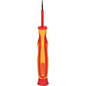 KS TOOLS-500,6140 Destornillador mecánico de precisión con aislamiento protector para tornillos ranurados DESTORNILLADORES AISLADOS 1000V - Product Image 1