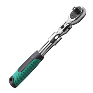 Chất lượng 1/2 \ "1/4 \" 1/8 \ "thép linh hoạt Ratchet cờ lê di chuyển đầu Kính thiên văn thiết kế Metric nhanh chóng tự động sửa chữa công cụ mô-men xoắn - Product Image 1