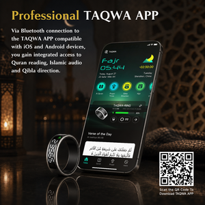 Fabricant OEM professionnel <span class=keywords><strong>de</strong></span> bague intelligente islamique, compteur <span class=keywords><strong>de</strong></span> tasbih numérique, synchronisation avec l'application, audio du <span class=keywords><strong>Coran</strong></span>, boussole Qibla pour cadeau <span class=keywords><strong>de</strong></span> Ramadan - Product Image 2
