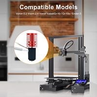 Imprimante 3D 24v 60w V6 Hotend pour Voron 2.4 Hotend VzBot/CR-10 / CR-10S / Ender-3 tout métal Hotend