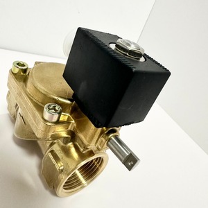 Vanne solénoïde à diaphragme pilote en laiton à 2 voies personnalisée, vanne solénoïde à eau incendie à bouton-poussoir manuel à 2 positions, OEM pour gaz et huile - Product Image 3