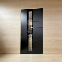 Portes d'entrée en bois insonorisées, ignifuges, écologiques, personnalisables en couleur, pour l'extérieur et l'intérieur, XIYATECH