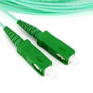 Jarretière 1,6 mm Aqua 3,5 mètres SCAPC Câble de raccordement optique FTTH WiFi disponible Optique G657A2 1,5 m 2 m 3,5 m 4 m Longueurs Jarretière - Product Image 3