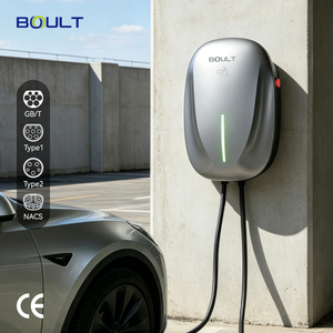 Universal Type2 EV Wallbox Charger 7KW Single Phase Wall Mounted New Energy Vehicle Charging Station With 5M Cable GB <strong>Interface</strong> - Product Image 3