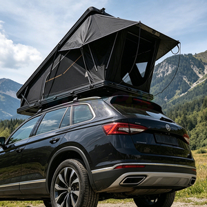 Hard Shell Luxury Rooftop Tent X-Hinge 3-4 Person Camping Lightweight Tente De Toit 4x4 Quick Setup Waterproof Roof Top Tent - Product Image 3