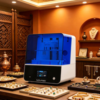 Imprimante 3D à résine LCD NOVA3D Wax Tree Jewelry pour la fabrication de bijoux en cire perdue, ensembles or et argent, boucles d'oreilles, bracelets, pendentifs, colliers