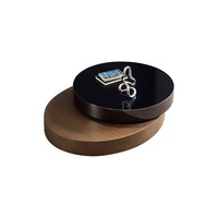 Table basse de style français à rotation circulaire simple et luxueuse Table basse esthétique Ensemble en acier inoxydable