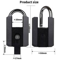 Serrures intelligentes sans fil TTLock Smart Life APP, contrôle sans fil, étanches IP67, cadenas à empreintes digitales sans clé