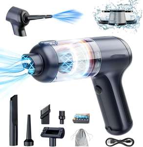 HF126 <span class=keywords><strong>petite</strong></span> <span class=keywords><strong>taille</strong></span> type-c charge sans fil forte puissance aspiration grande capacité 2025 plus récent <span class=keywords><strong>aspirateur</strong></span> de voiture - Product Image 5