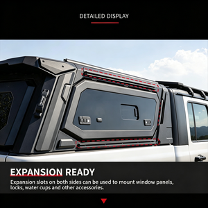 Nueva Cubierta Rígida de Aluminio para Camioneta Gladiator JT 2018 en Adelante, Resistente, 4X4, Todoterreno, Sin Perforaciones, Accesorio para Camping Overland - Product Image 2
