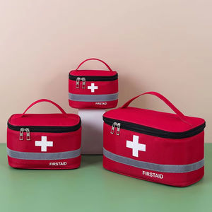 Botiquín de Primeros Auxilios Portátil Personalizado con Logotipo, Bolsa de Almacenamiento de Medicamentos de Gran Capacidad, <span class=keywords><strong>Kit</strong></span> Médico de Rescate Doméstico, Organizador de Almacenamiento - Product Image 4