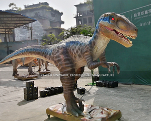 Ngoài Trời Động Vật Khủng Long Trong Lồng Kích Thước Cuộc Sống Khủng Long Mô Hình Động Vật Velociraptor Cho Công Viên Dino - Product Image 2