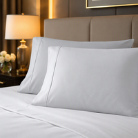 Maigalan — housse de coussin 100% coton, taie d'oreiller blanche unie, style enveloppe