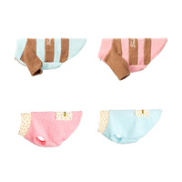 Nouveaux gilets et sweat-shirts légers et lavables pour chiens, motif uni, en polyester, toutes saisons, plus chauds pour Corgis et Teddy Bears, OEM