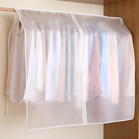 Housse de protection anti-humidité en PEVA pour vêtements, housse de rangement suspendue pour costume, manteau et doudoune, pour organiser et protéger vos vêtements