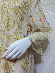 Traje Azul Recto para Mujer <span class=keywords><strong>Munda</strong></span>, Ropa India Pakistaní Semi-Tailorizada, Lehenga Choli Formal para Fiestas - Product Image 4