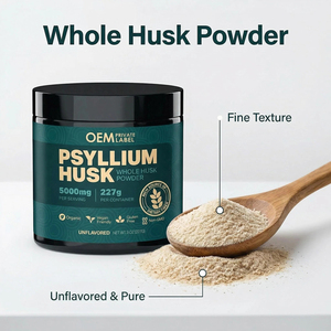 OEM-добавка для пищеварения с клетчаткой, совместимая с кето-диетой, порошок из шелухи псиллиума для здоровья кишечника и пищеварения - Product Image 3
