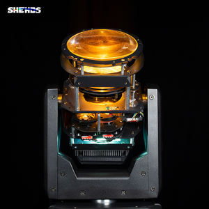 Shehds 150W LED Beam Bühnenlicht, 150 Moving Head Schwarzlicht mit Goborädern und Farbrädern für Bar, Kneipe, Disco, Hochzeit - Product Image 2