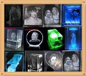 Máquina de Grabado de Retratos en Vidrio, <span class=keywords><strong>Impresora</strong></span> Láser <span class=keywords><strong>3D</strong></span> para Botellas en Cristal, para Regalos - Product Image 4
