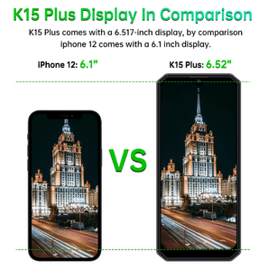 <span class=keywords><strong>Oukitel</strong></span> <span class=keywords><strong>K15</strong></span> <span class=keywords><strong>PLUS</strong></span> 10000mAh NFC Smart Phone 6.52 "3GB RAM 32GB รอม32GB Quad Core Android 10โทรศัพท์มือถือ MT6761 13MP - Product Image 5