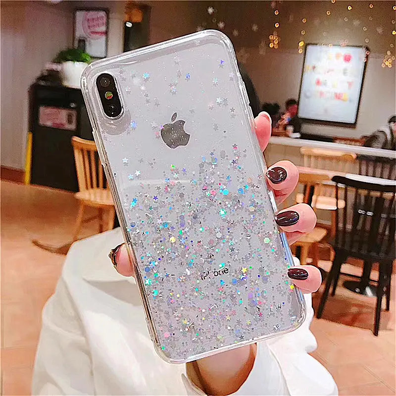 Glitter Phone Case Bling Quicksand Cell Phone Case Mobile Covers Glitter Phone Case For Iphone