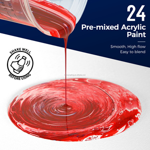 Acrílico verter <span class=keywords><strong>pintura</strong></span> de 2oz botellas de Oilassorted colores de alto flujo líquido <span class=keywords><strong>pintura</strong></span> de acrílico Pre-mixta arte 24 colores PMPG024060_V - Product Image 4