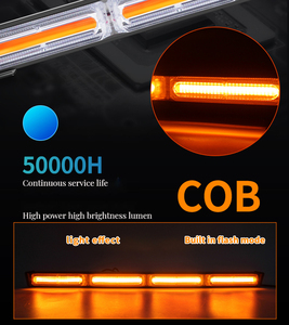 COB khẩn cấp nhấp nháy ánh sáng thanh ánh sáng mới hiệu ứng ánh sáng kép màu sắc bên đánh dấu cảnh báo ánh sáng tín hiệu đèn nguy hiểm đèn cho xe tải - Product Image 2