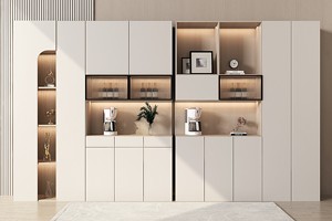 ตู้เก็บไวน์อเนกประสงค์แบบปรับแต่งได้มีสไตล์หรูหราจัดเก็บไม้ได้โดยไม่ต้องกังวล - Product Image 6