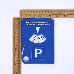 Disque de stationnement avec coupe-ceinture de sécurité Minuterie de stationnement avec couteau de ceinture de sécurité et support de permis de stationnement - Product Image 1