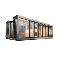 Capsule spatiale modulaire en acier, hôtel B&B européen en EPS avec garantie de 5 ans pour les hébergements touristiques, les séjours à domicile et le tourisme culturel