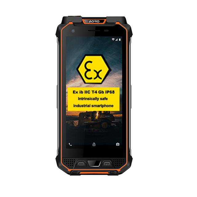 5.7 Inch Rugged Smartphone Warehouse Management Intrinsically Safe ATEX Zone 1/21 Waterproof Android 8.1 Ip68 Mobile Smart Phone
