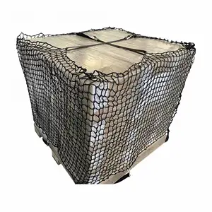 PP Polyester Pallet Air Cargo Protecting Net Trailer Truck Cargo Netting Universal Heavy Duty Mesh with Rope Factory Price