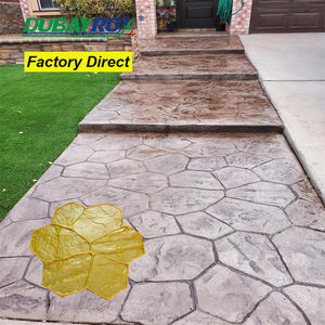 Moldes de Goma para Concreto con Diseño de Flores Grandes, Tapetes con Textura de Piedra, Patrones de Impresión Decorativos para <span class=keywords><strong>Cemento</strong></span> - Product Image 3