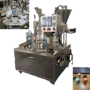 Máquina De Embalagem De Café Nespresso Cápsula Rotary Automático K Cup Enchimento E Máquina De Vedação